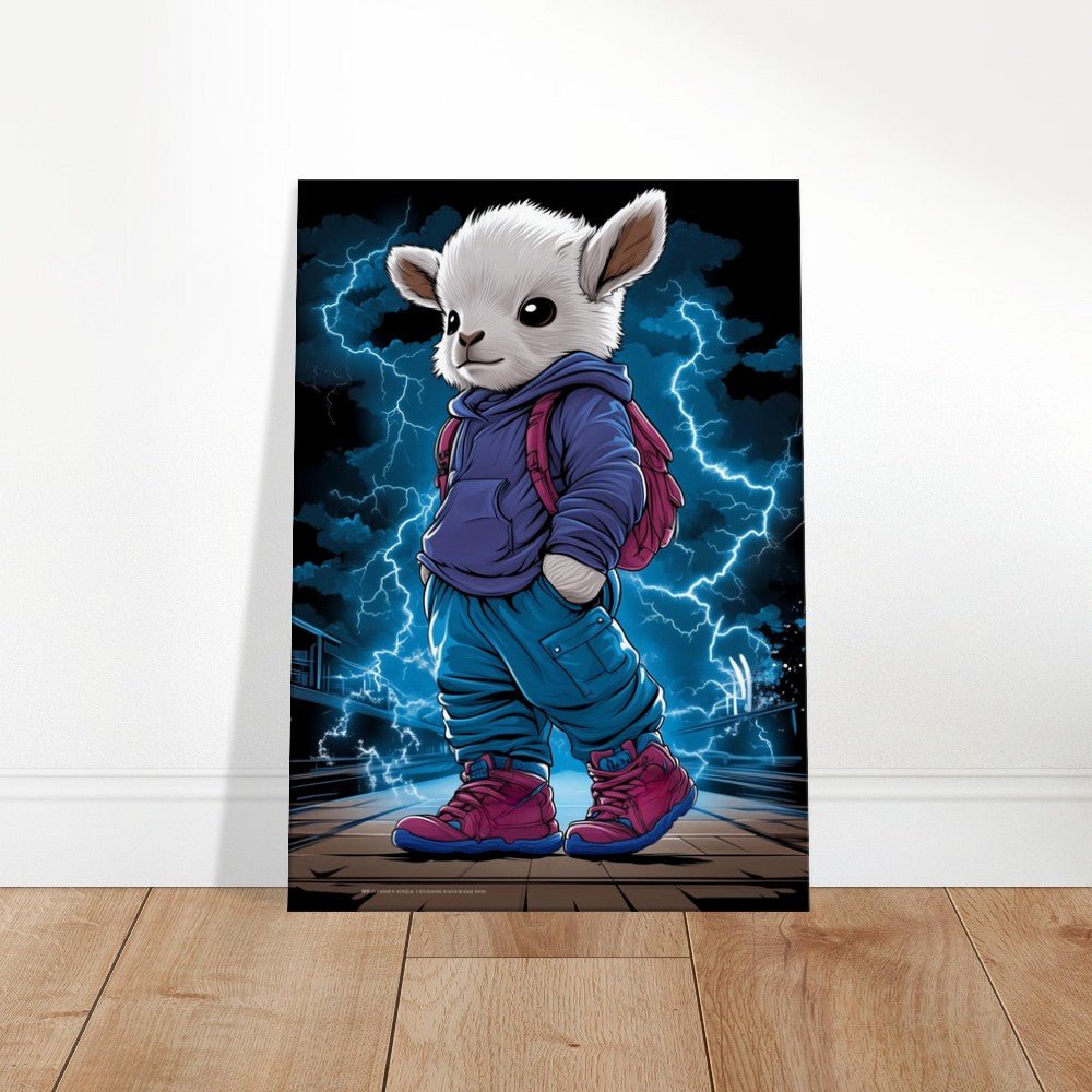 Urban Goat Chic Canvas Wall Art - ROMAG Store