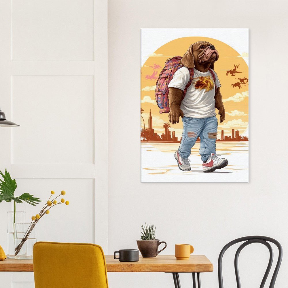Urban Pug Life Canvas Art - ROMAG Store