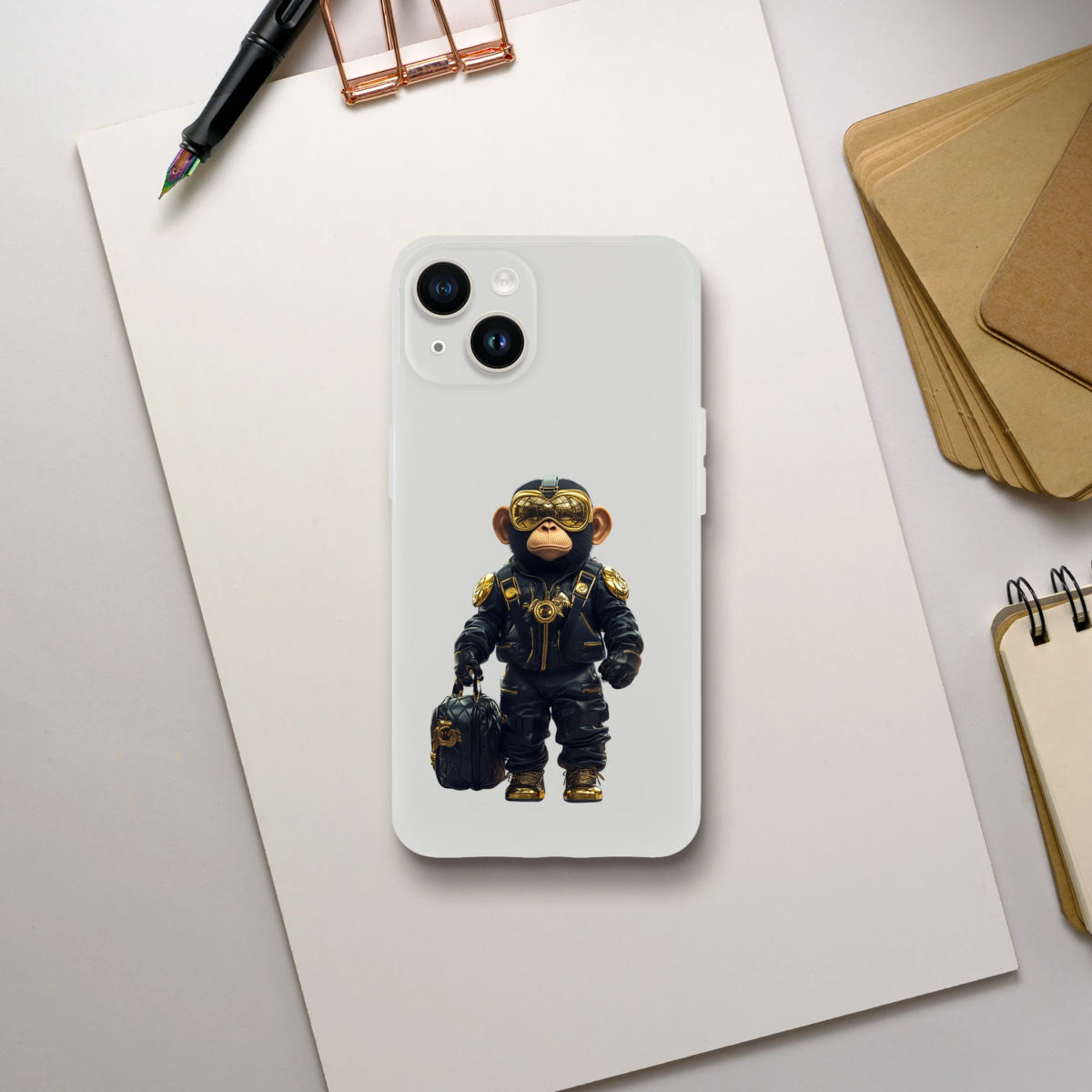 Urban Streetwear Monkey iPhone Flexi Case - ROMAG Store