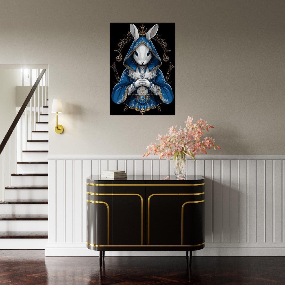 Royal Rabbit Canvas Art - ROMAG Store