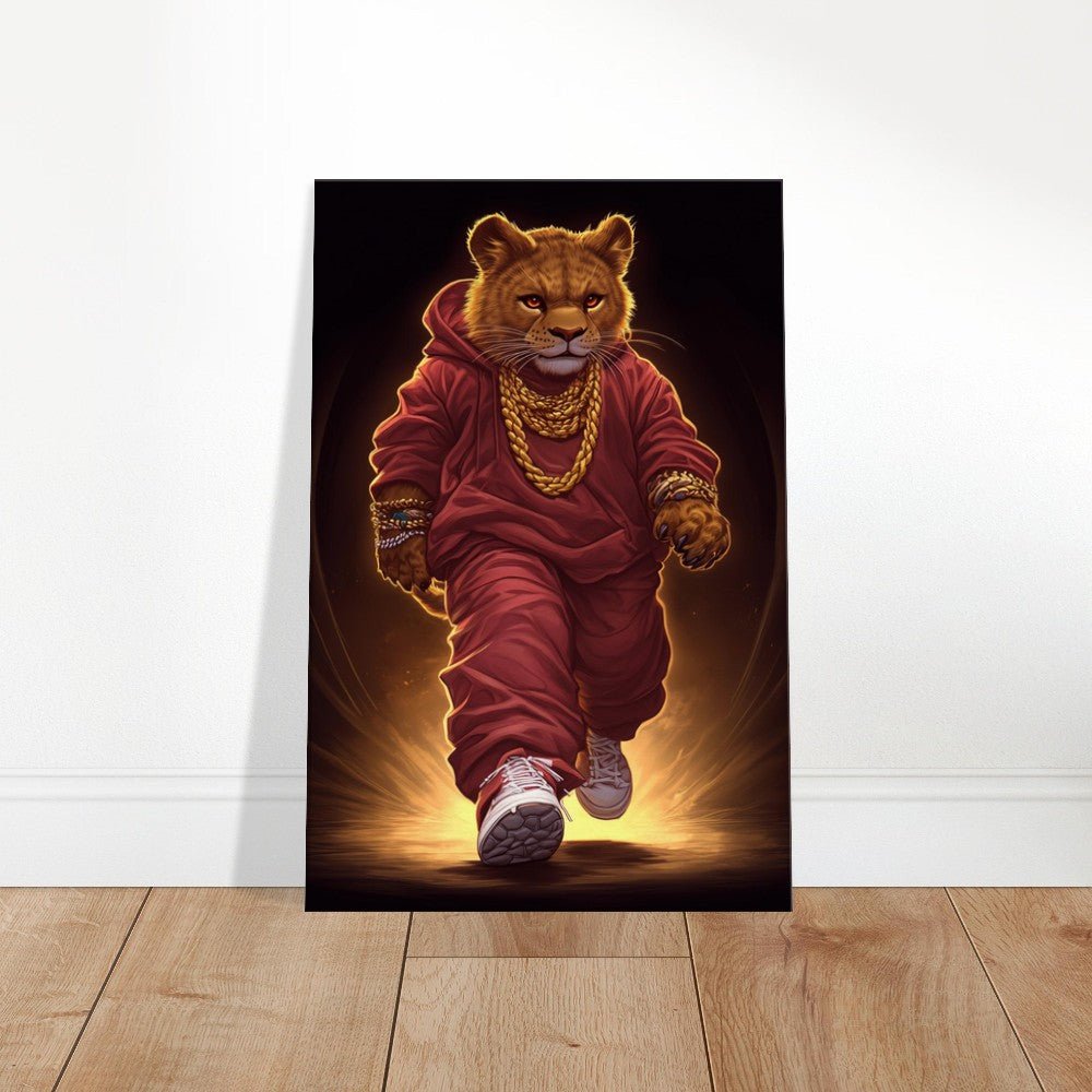 Lion Cub in Hoodie Canvas - ROMAG Store