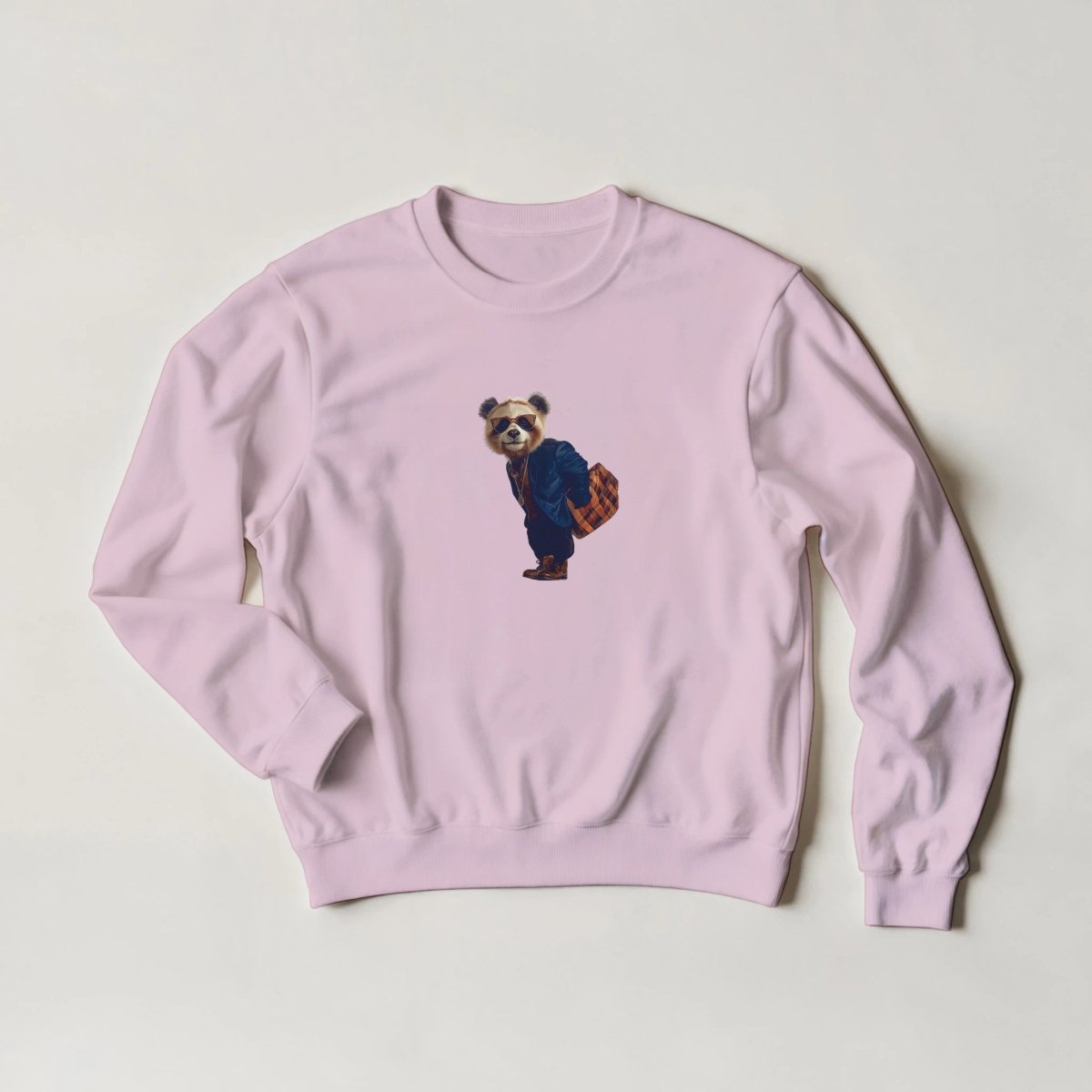 Cool Panda Bear Sweatshirt – Urban Streetwear Graphic in 6 Colors - ROMAG Store
