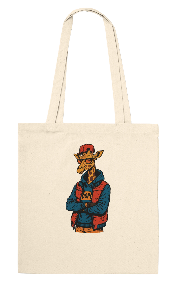 Dope Giraffe Streetwear Tote Bag - ROMAG Store