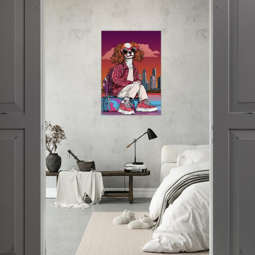 Chic Cavalier Traveler Canvas Art - ROMAG Store