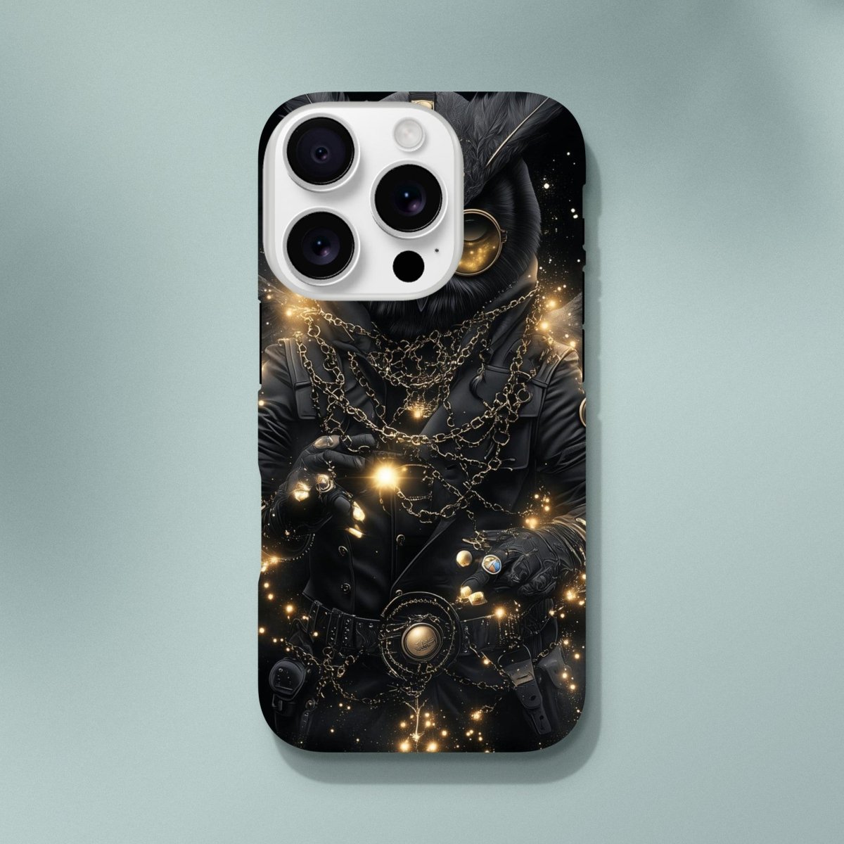 Mystic Owl Golden Goggles iPhone Tough Case - ROMAG Store