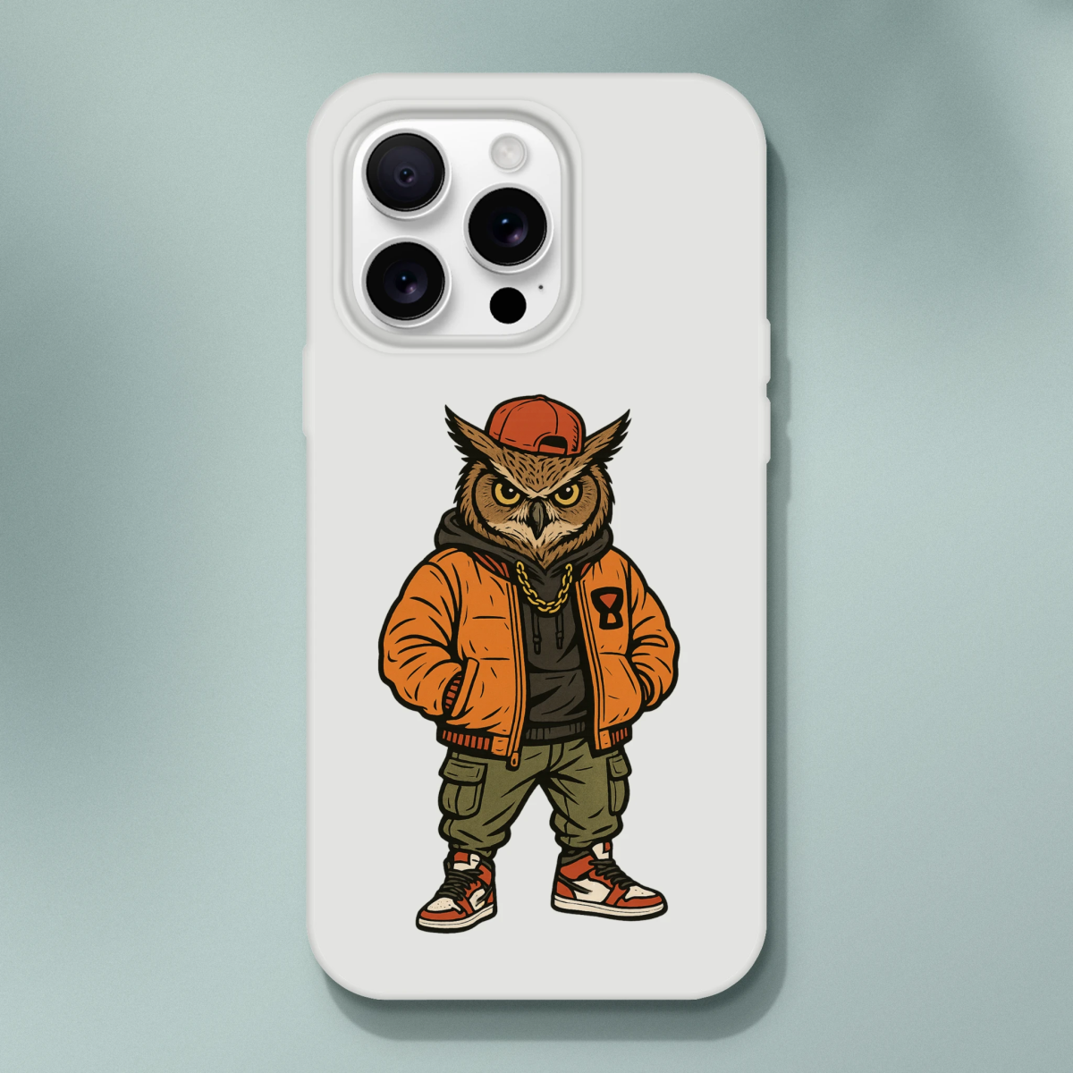 Cool Owl Swag iPhone Flexi Case - ROMAG Store