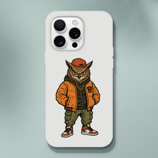 Cool Owl Swag iPhone Flexi Case - ROMAG Store