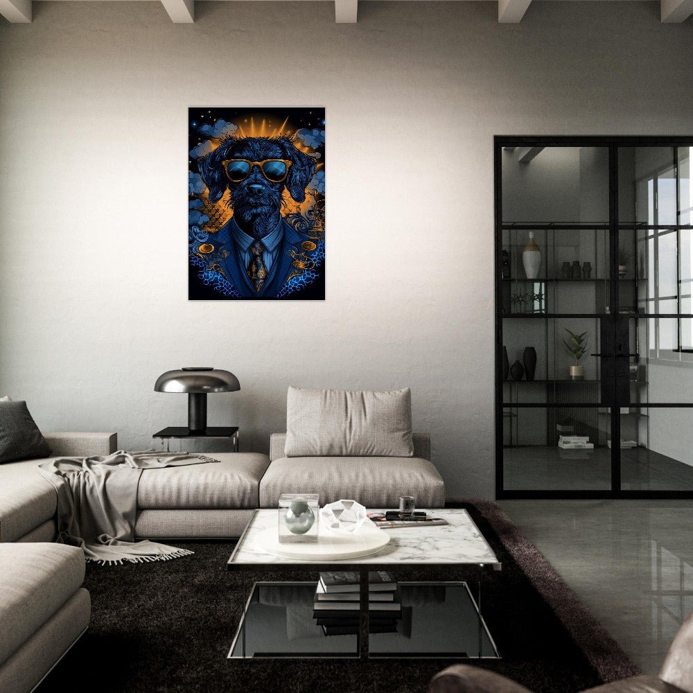 Dog Undercover Canvas Art - ROMAG Store