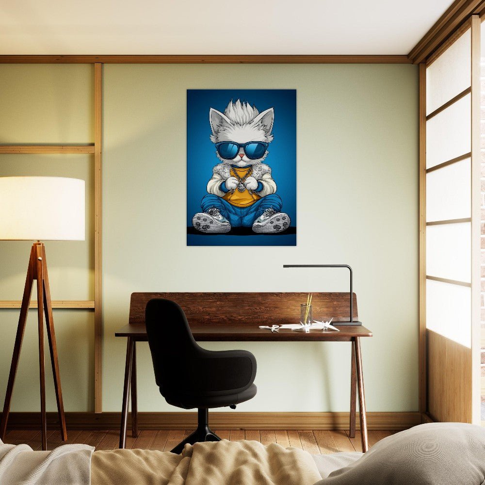 Cool Cat in Shades Canvas - ROMAG Store