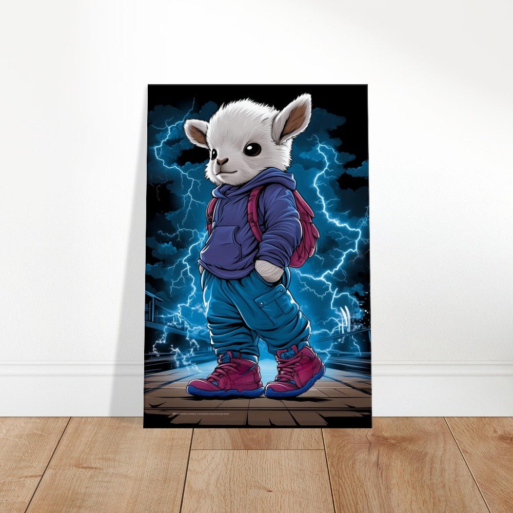 Urban Goat Chic Canvas Wall Art - ROMAG Store