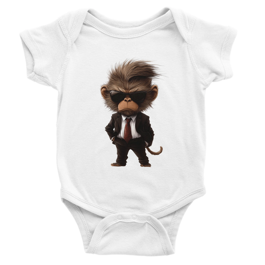 Cool Monkey Boss Baby Short Sleeve Bodysuit - ROMAG Store