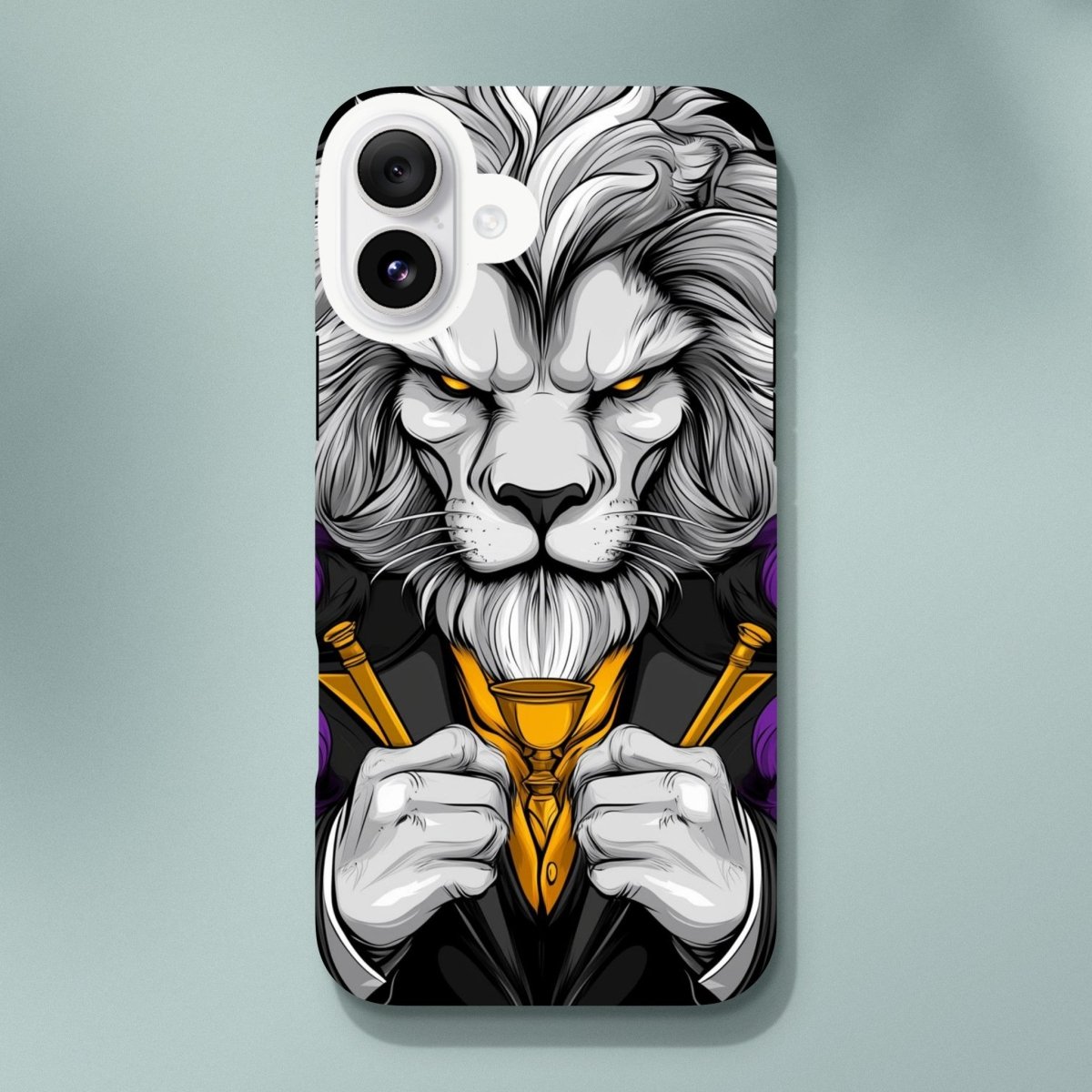 Regal Lion Dandy iPhone Tough Case - ROMAG Store