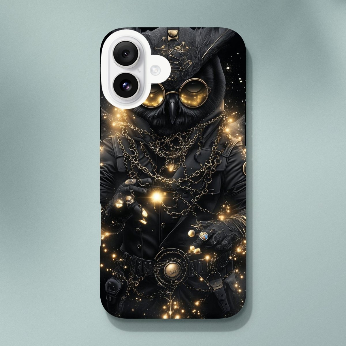 Mystic Owl Golden Goggles iPhone Tough Case - ROMAG Store