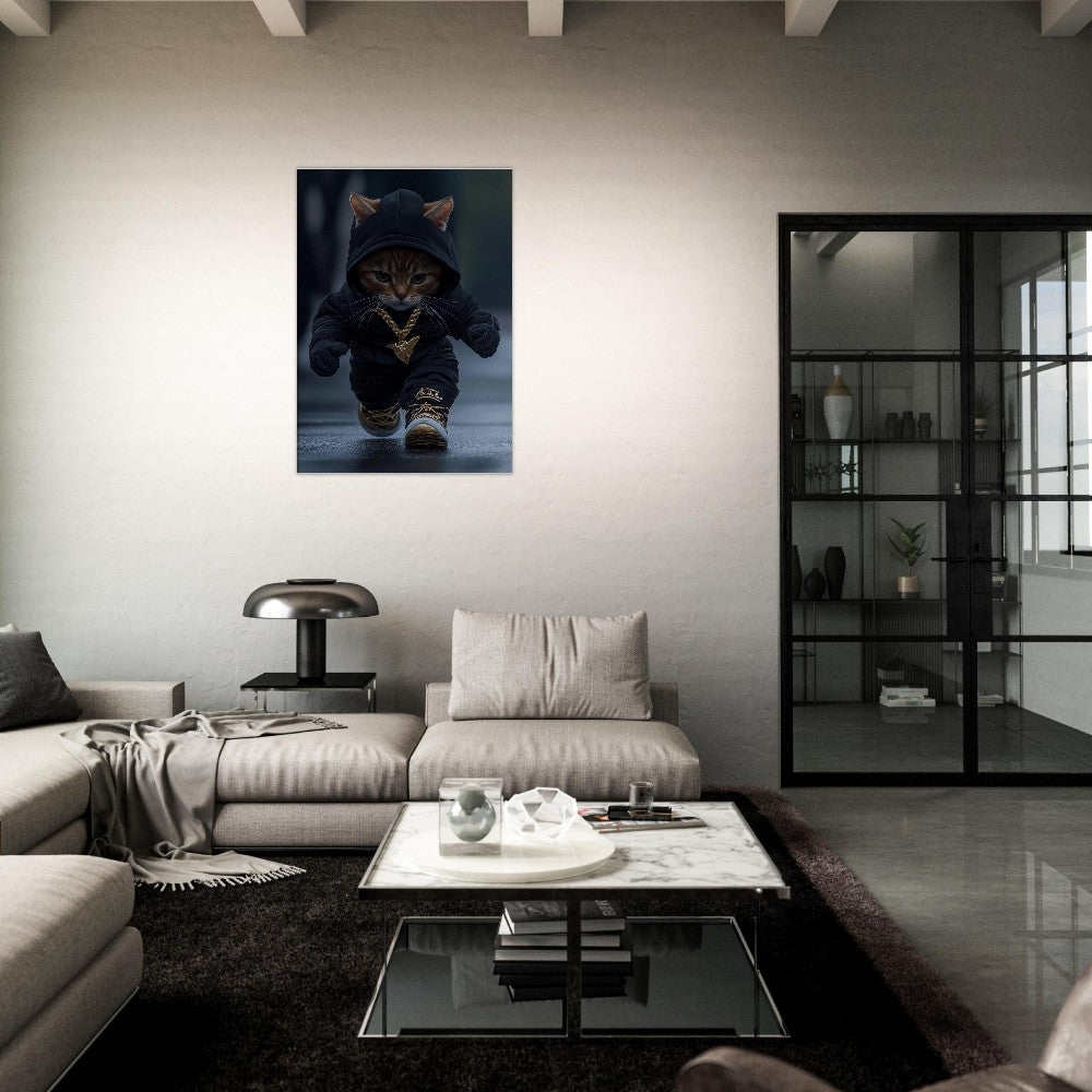 Urban Cat Canvas Art - ROMAG Store