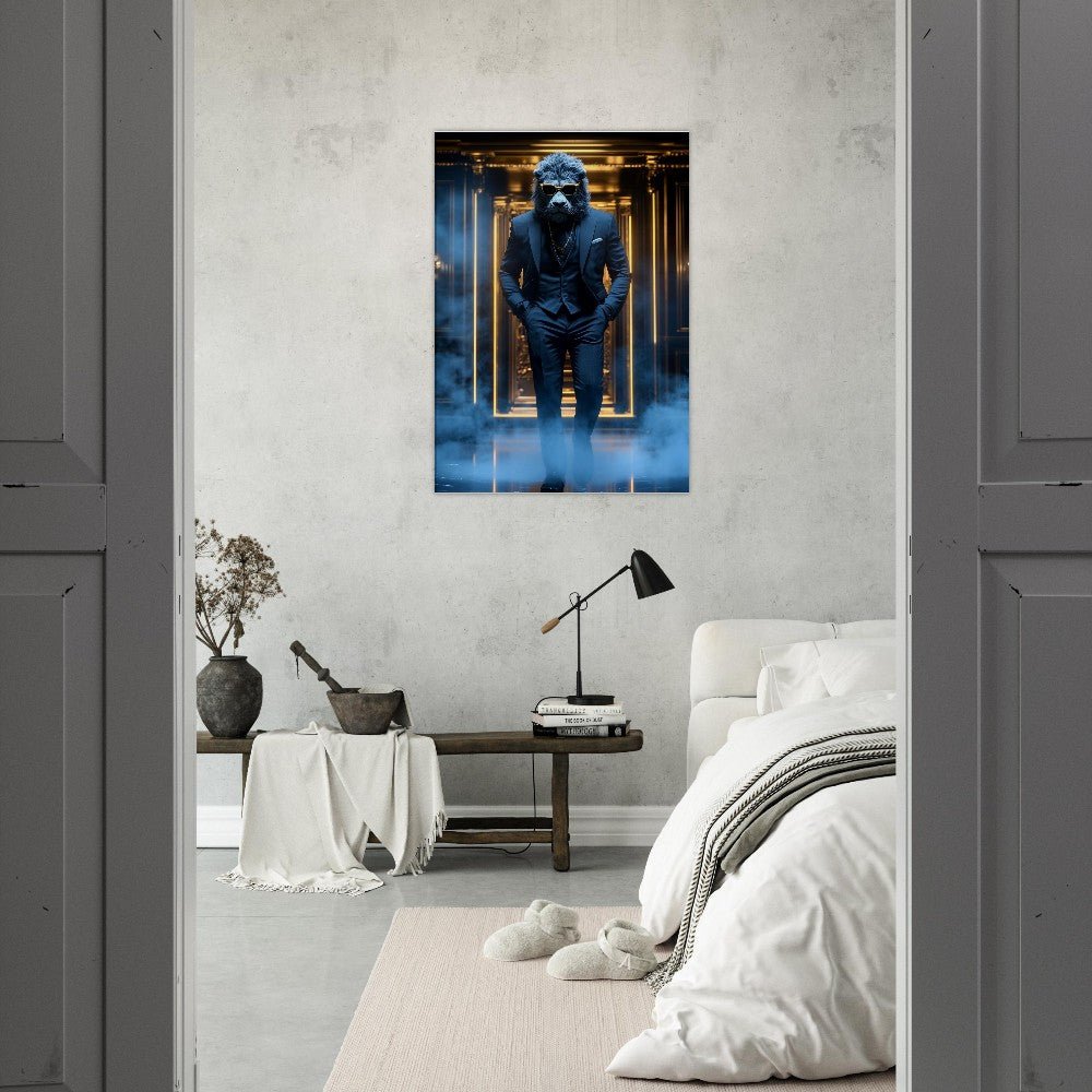 Luxury Lion in Suit Canvas - ROMAG Store