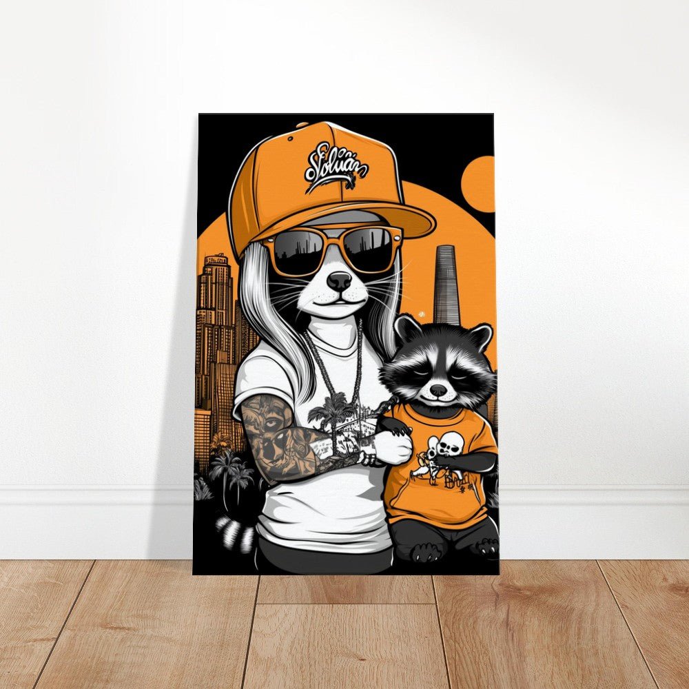Urban Raccoon Street Style Canvas - ROMAG Store