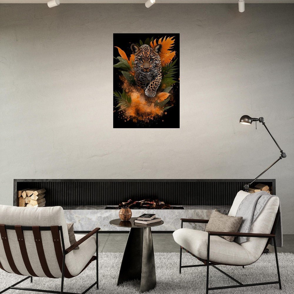 Leopard Jungle Canvas Art - ROMAG Store