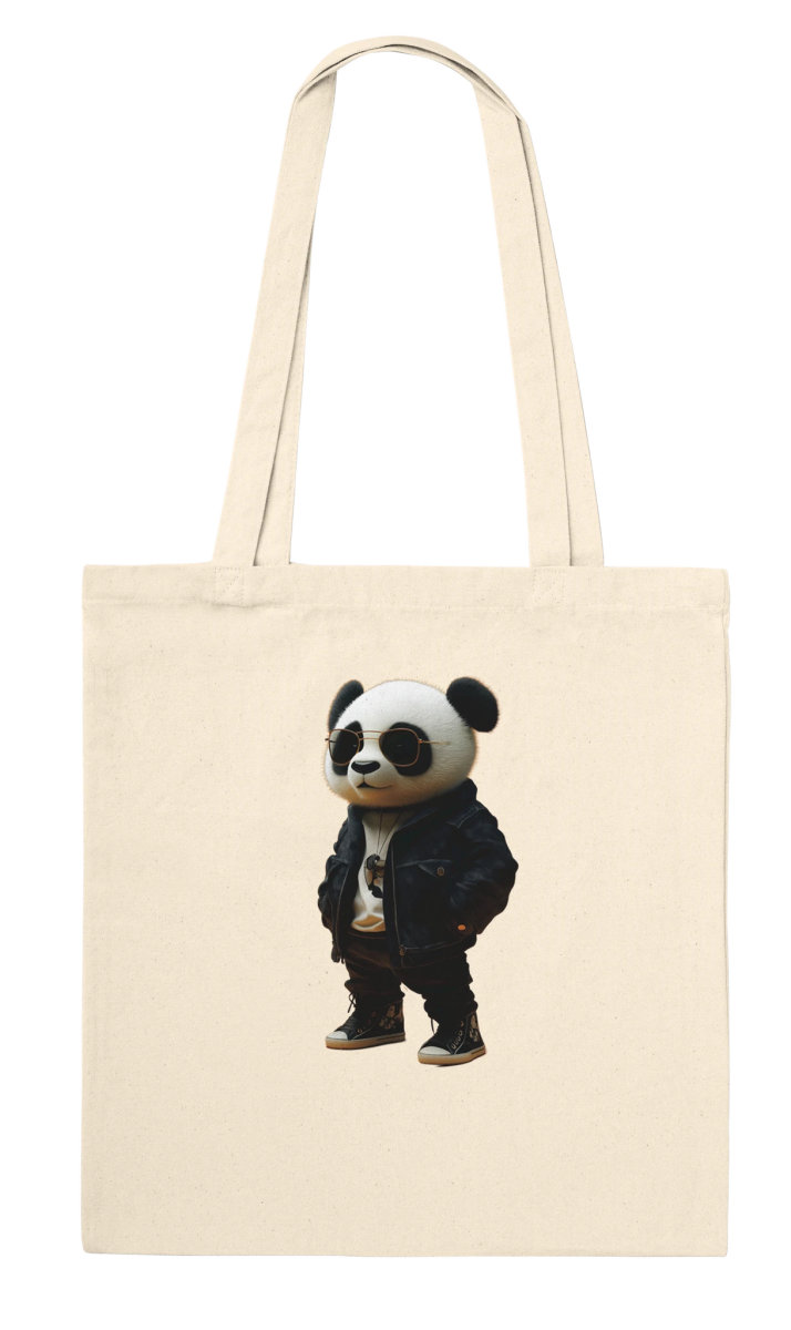 Cool Panda Urban Streetwear Tote Bag - ROMAG Store