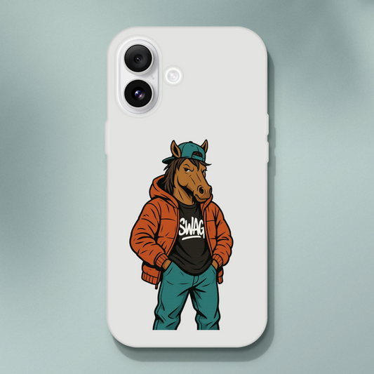 Cool Horse with Swag iPhone Flexi Case - ROMAG Store