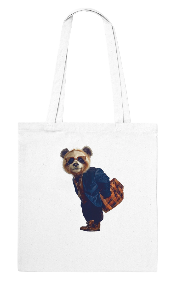 Dapper Red Panda Streetwear Tote Bag - ROMAG Store