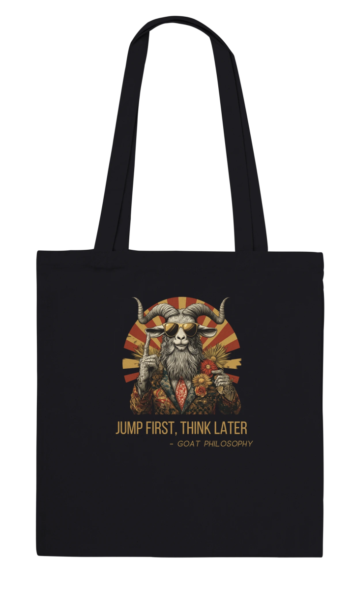 Goat Philosophy Tote Bag - ROMAG Store