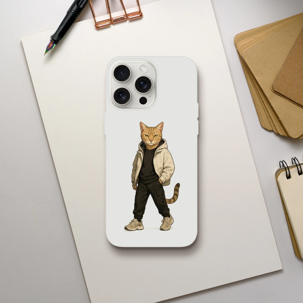 Cool Cat Streetwear iPhone Flexi Case - ROMAG Store