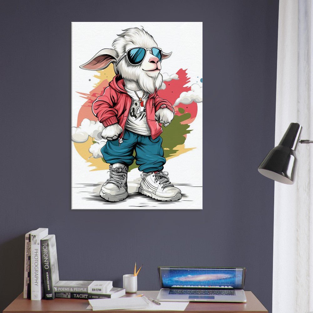 Urban Goat Swag Canvas Art - ROMAG Store