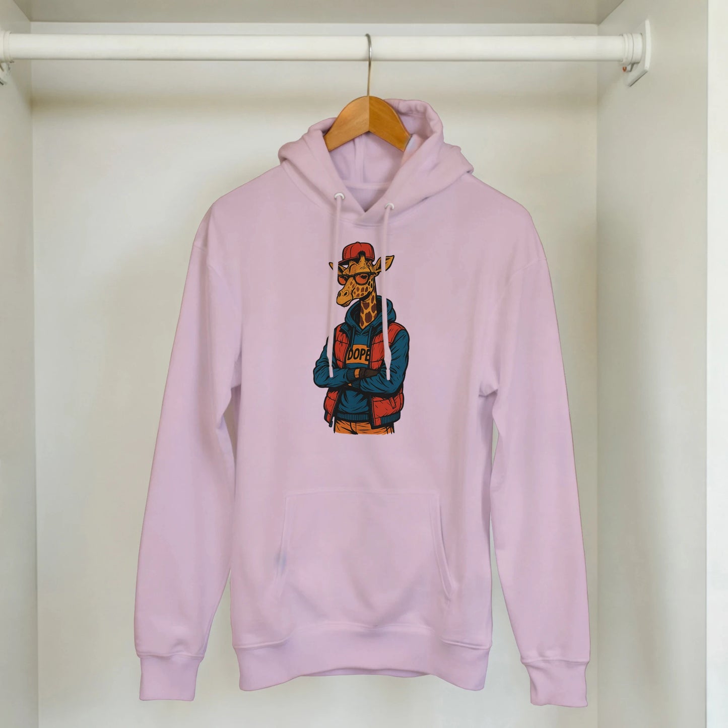 Dapper Giraffe Urban Streetwear Hoodie - ROMAG Store