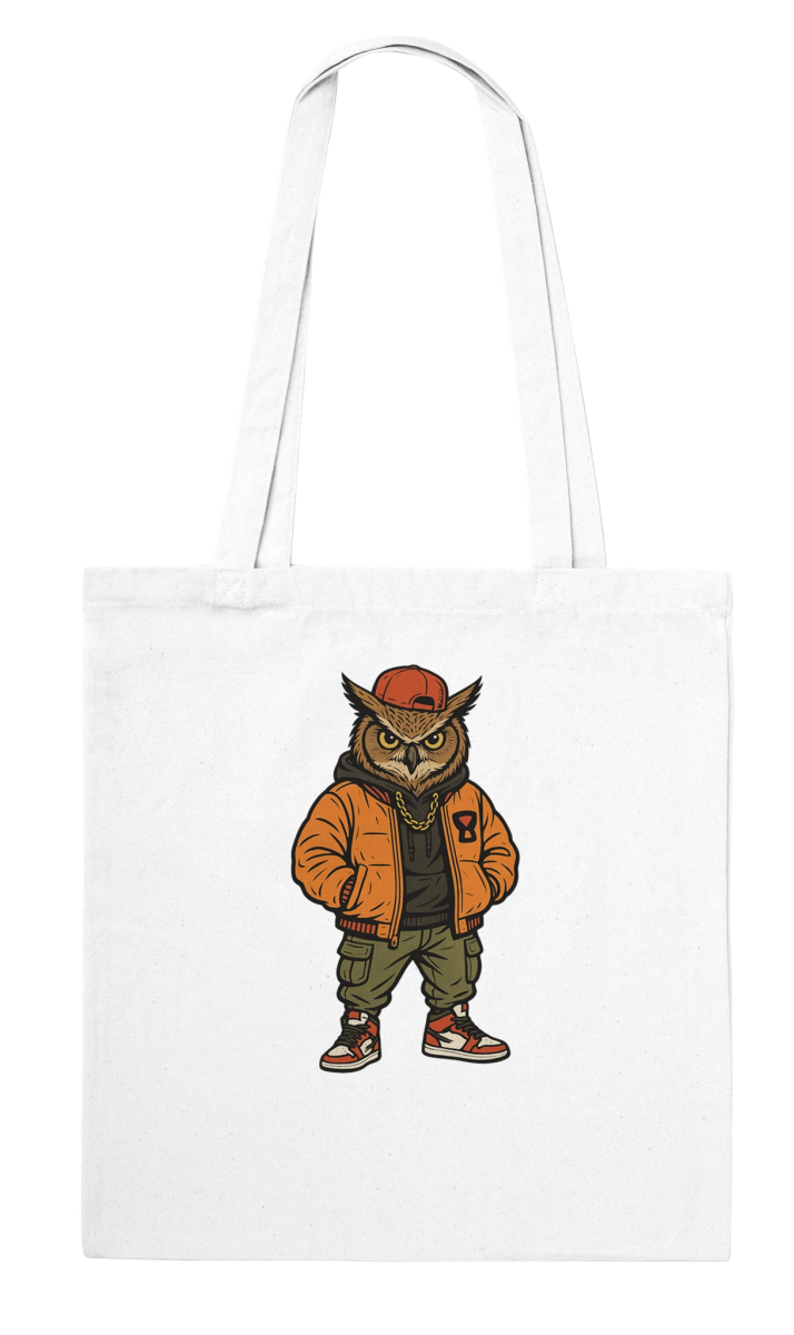 Cool Owl Streetwear Tote Bag - ROMAG Store