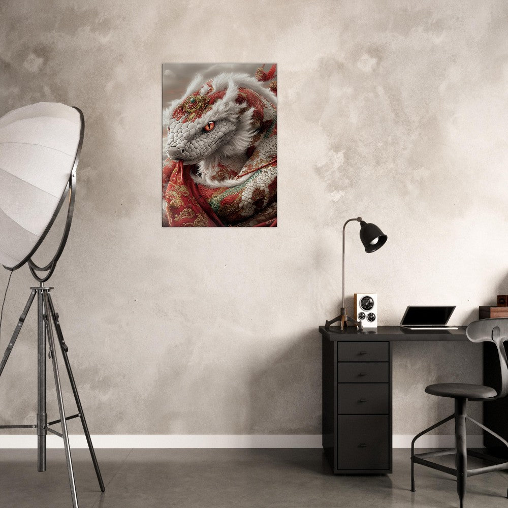 Majestic Snake Canvas Wall Art - ROMAG Store