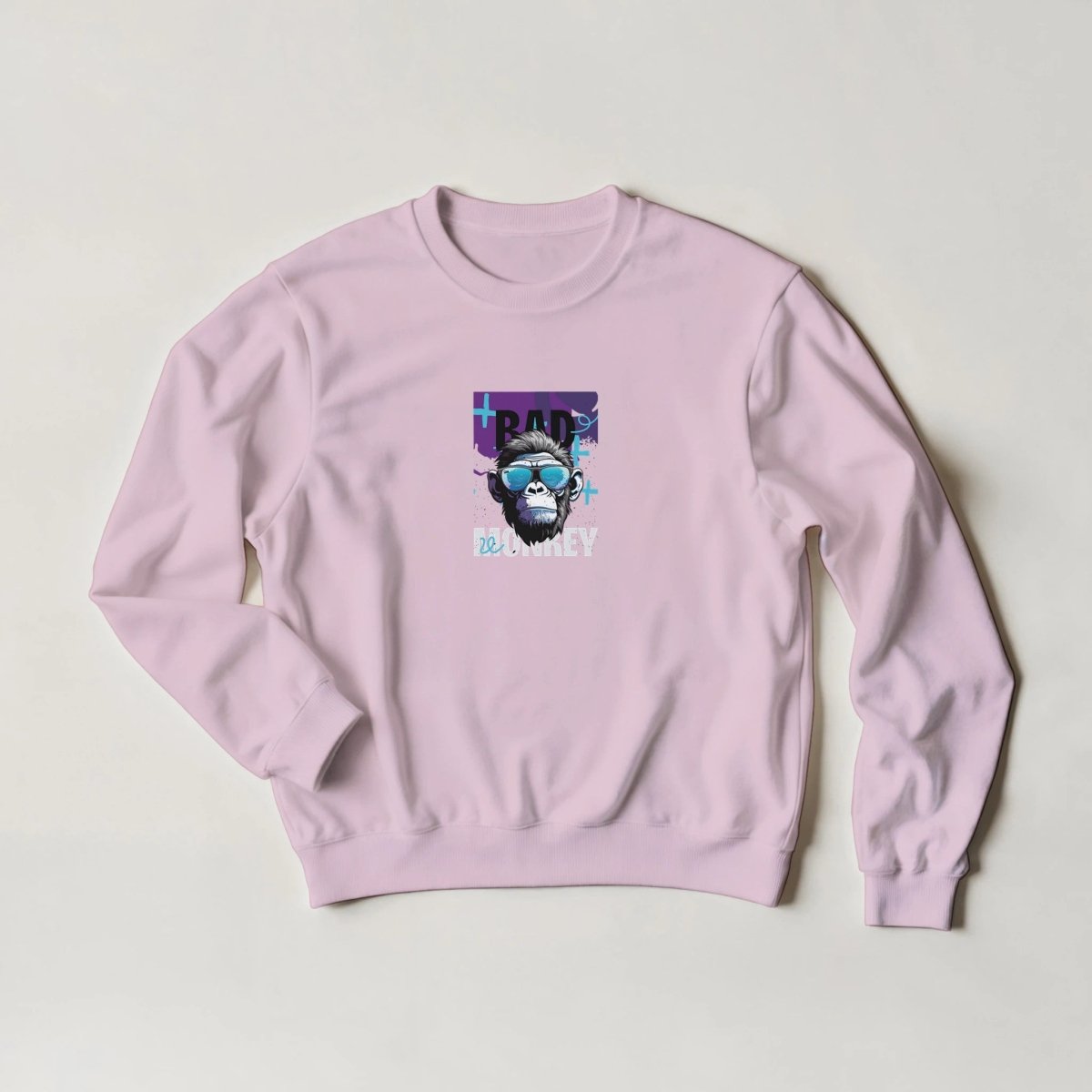 Bad Monkey Streetwear Sweatshirt – Cool Gorilla Graphic in 6 Colors & S - 3XL - ROMAG Store