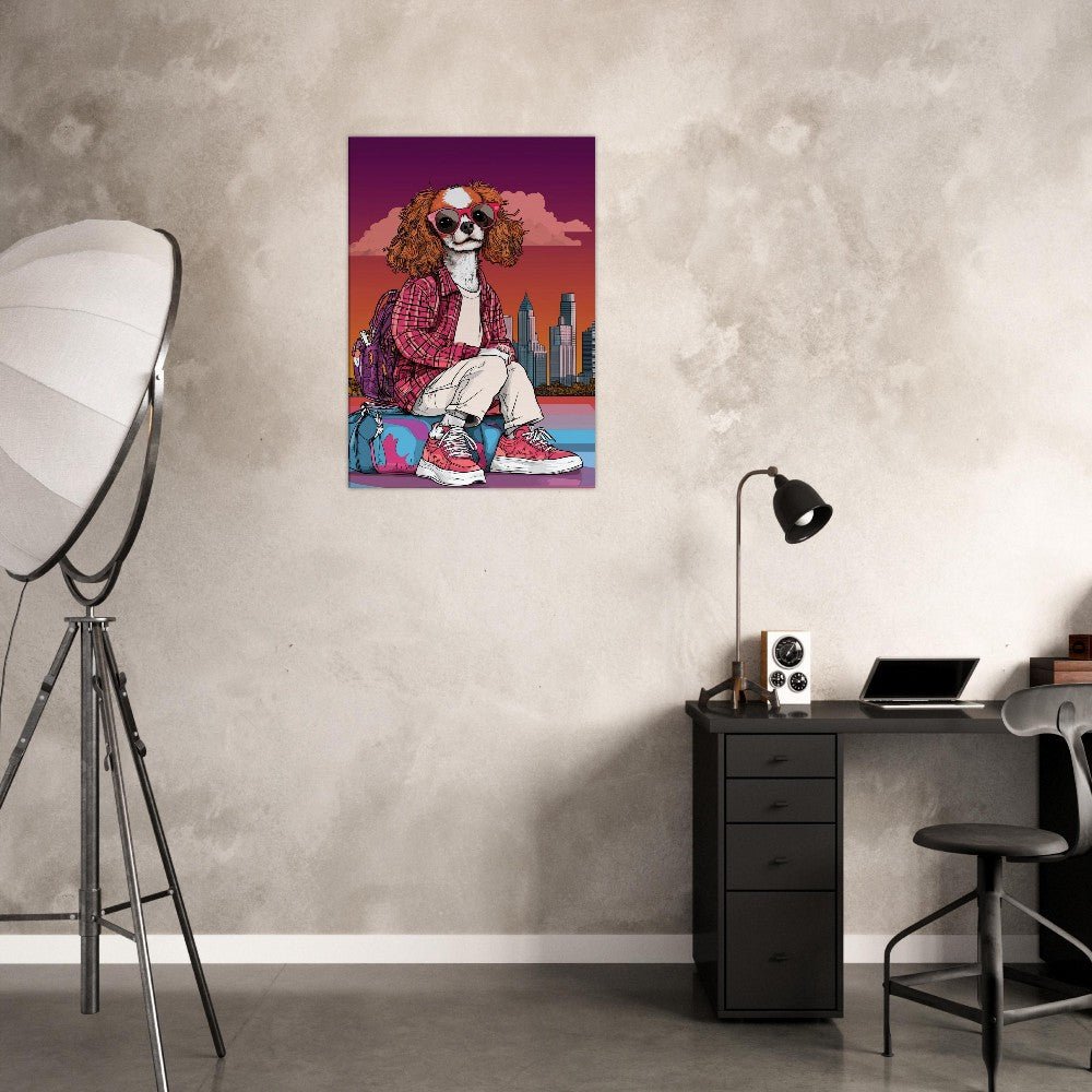 Chic Cavalier Traveler Canvas Art - ROMAG Store
