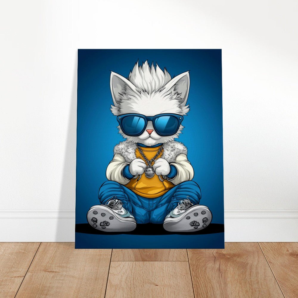 Cool Cat in Shades Canvas - ROMAG Store