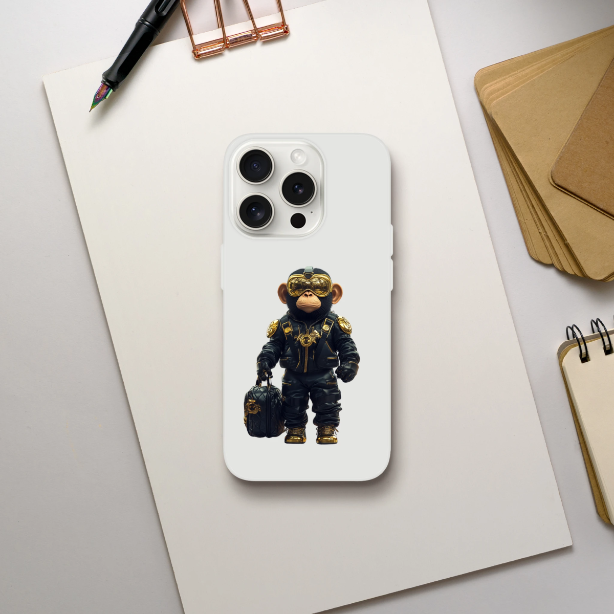 Urban Streetwear Monkey iPhone Flexi Case - ROMAG Store