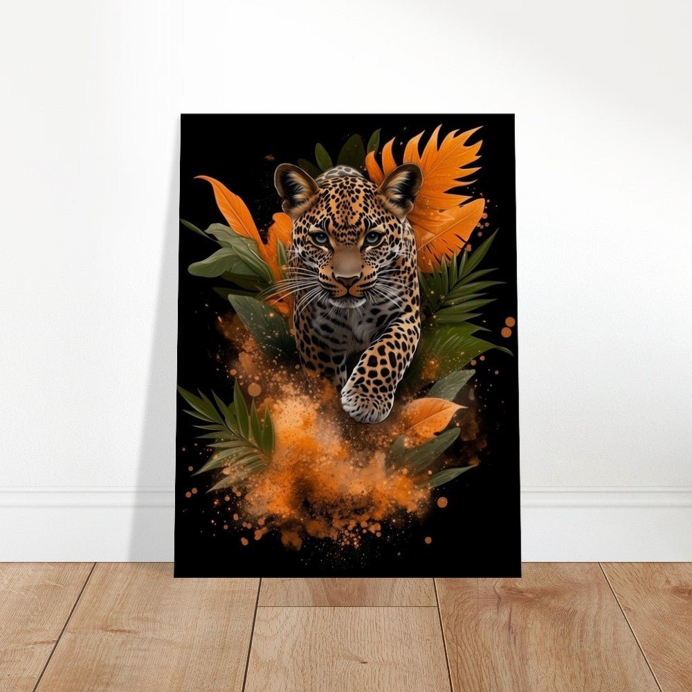 Leopard Jungle Canvas Art - ROMAG Store