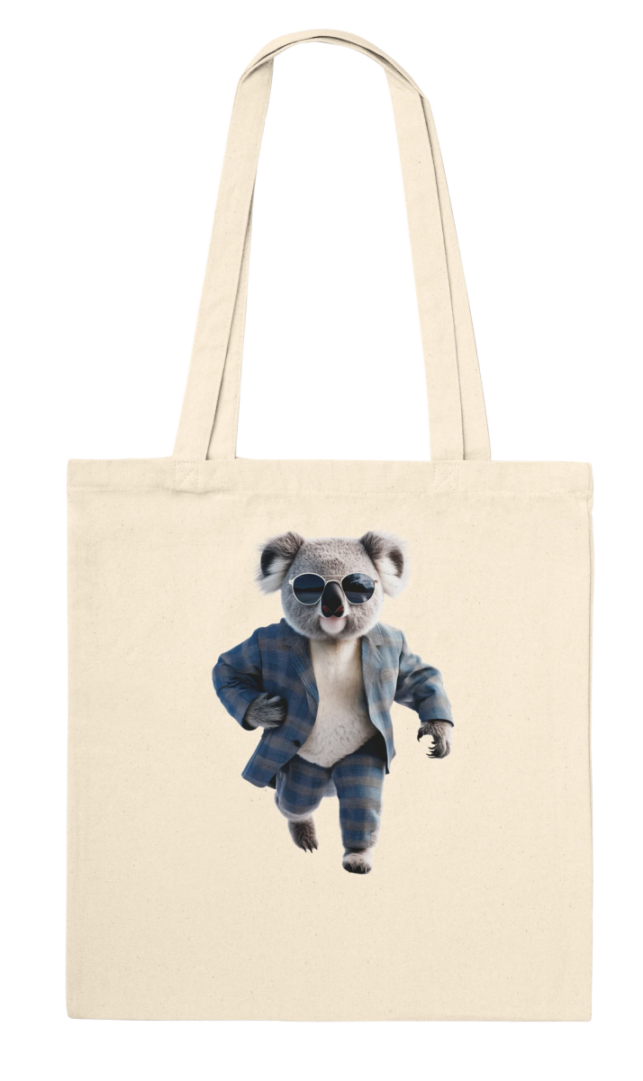 Dapper Koala Street Style Tote Bag - ROMAG Store