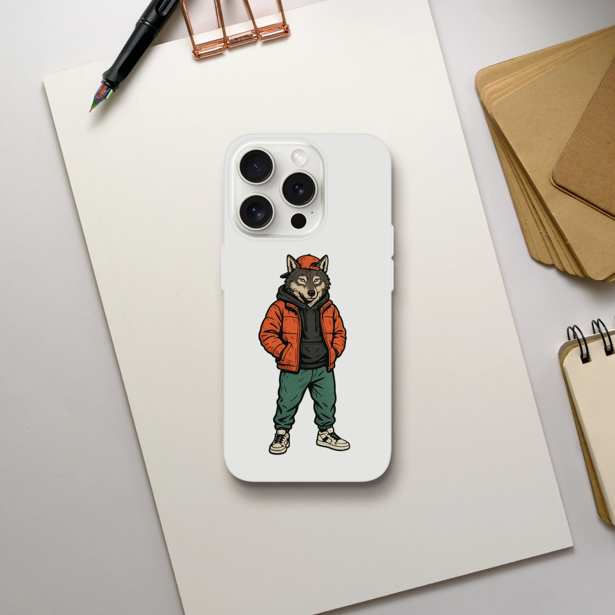 Urban Street Wolf iPhone Flexi Case - ROMAG Store