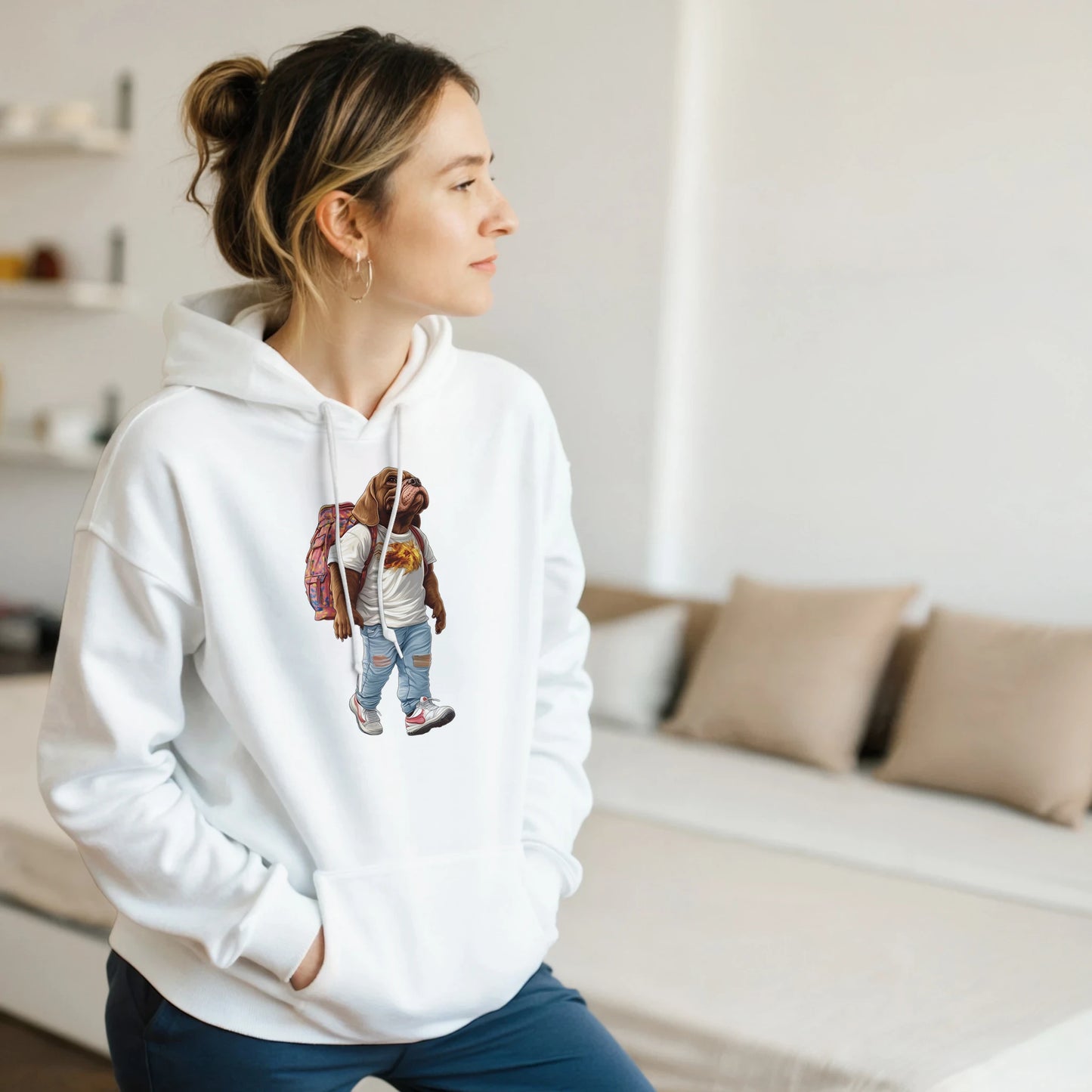 Street - Smart Bulldog Hoodie - ROMAG Store