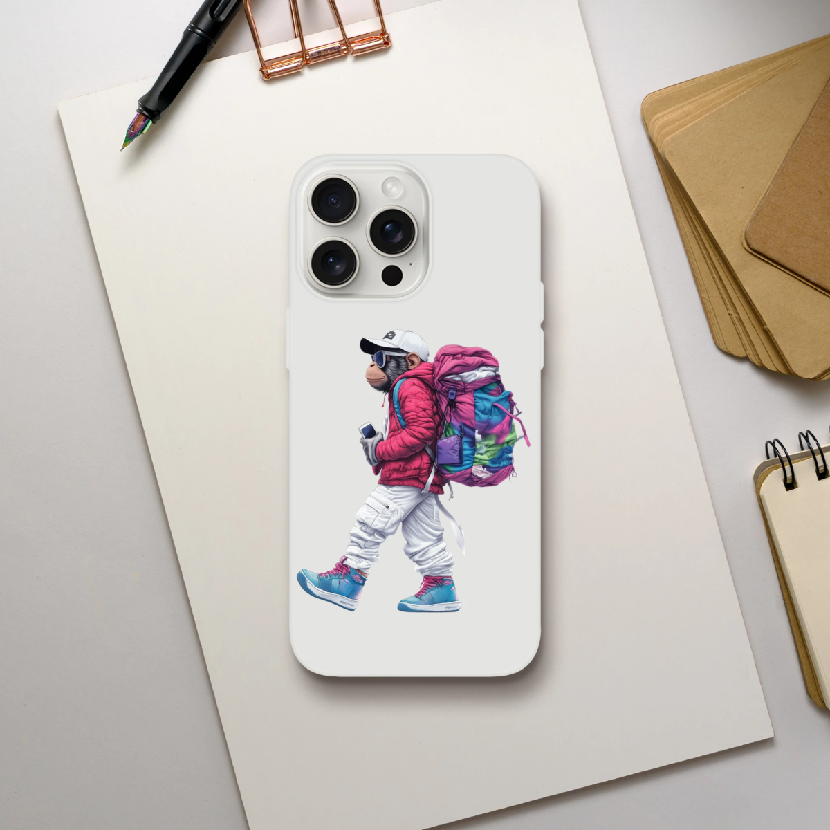 Urban Explorer Monkey iPhone Flexi Case - ROMAG Store