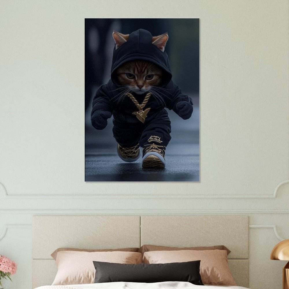 Urban Cat Canvas Art - ROMAG Store
