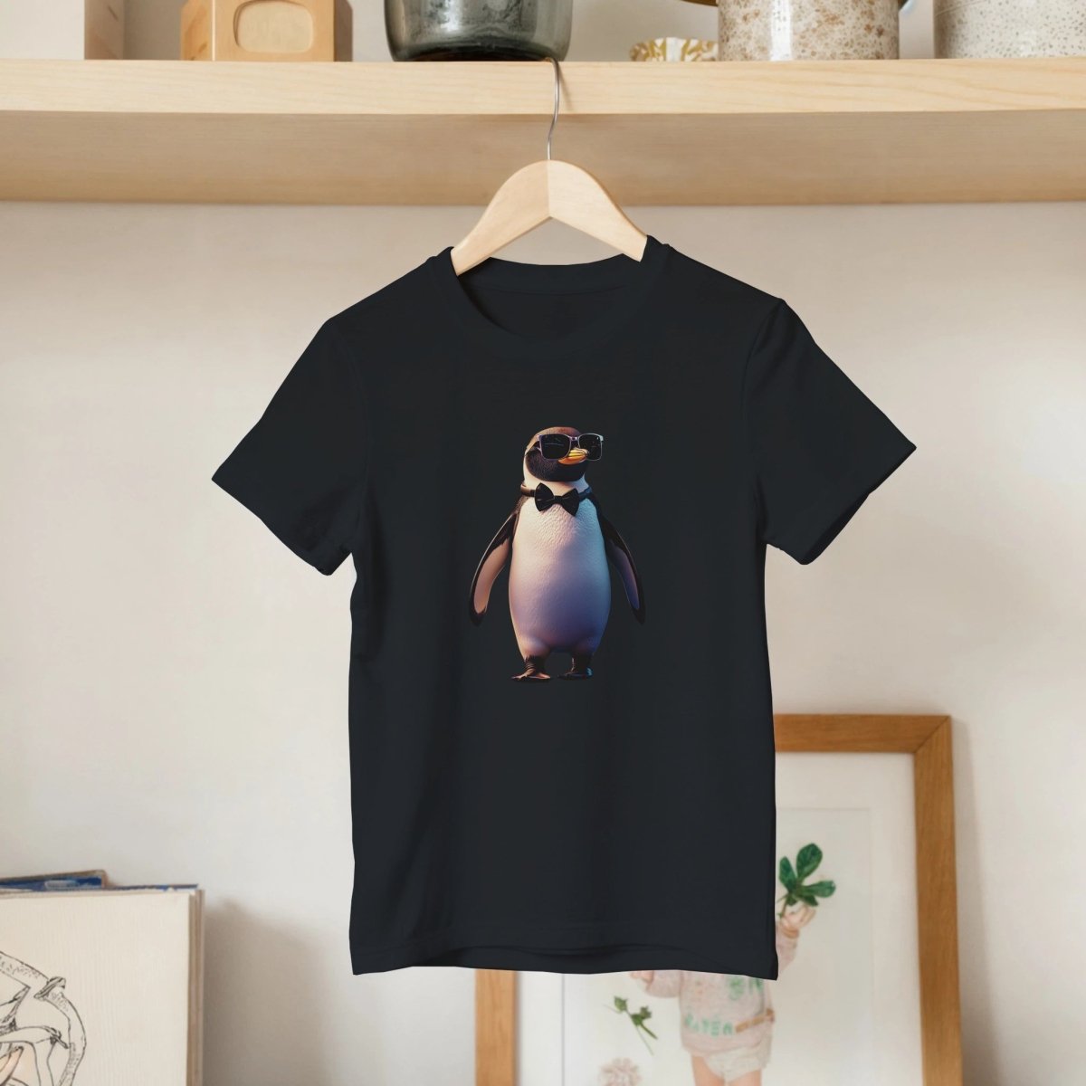 Cool Penguin Vibe Kids T-shirt - ROMAG Store