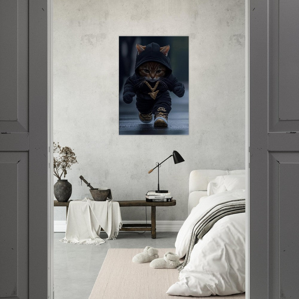 Urban Cat Canvas Art - ROMAG Store