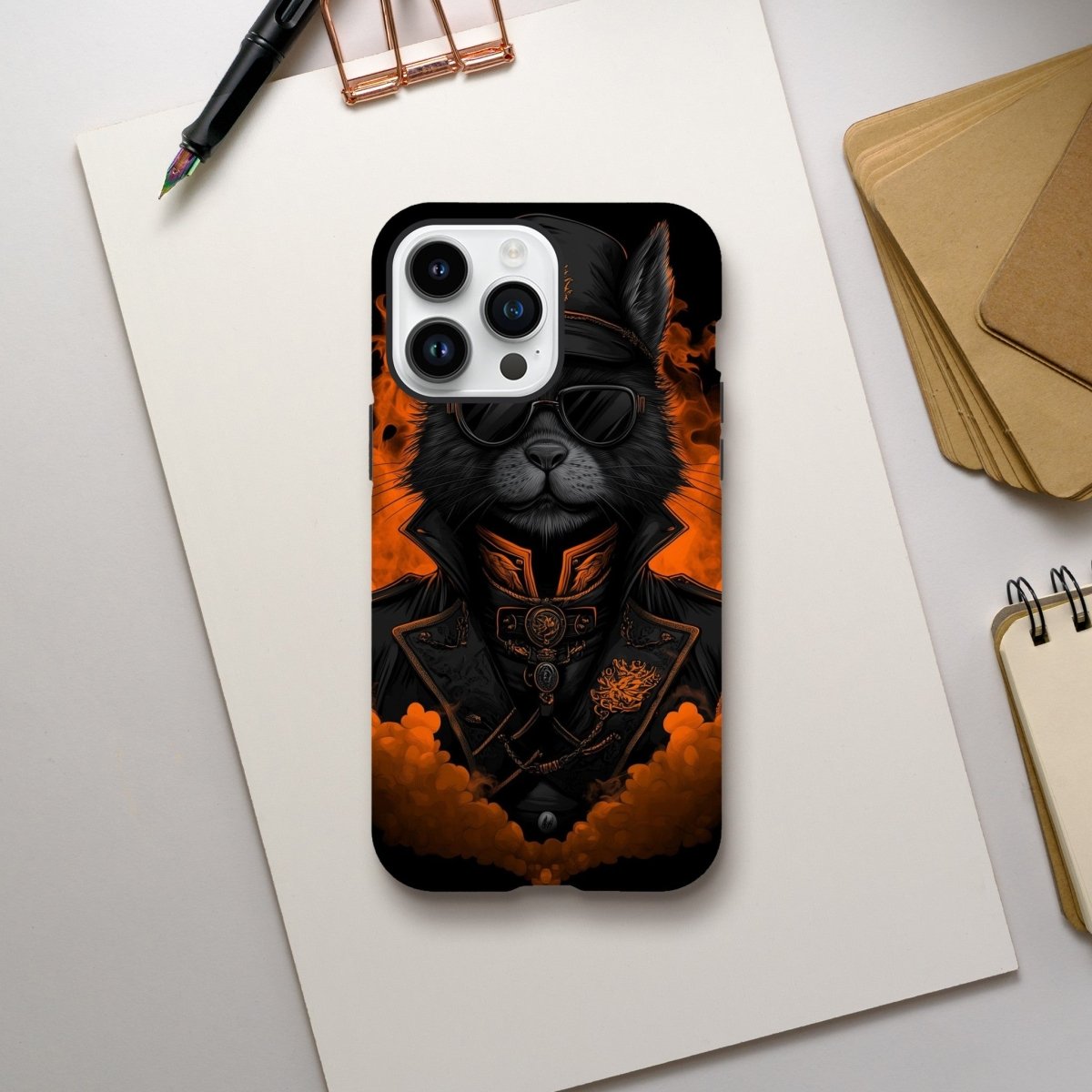 Feline Commander iPhone Tough Case - ROMAG Store