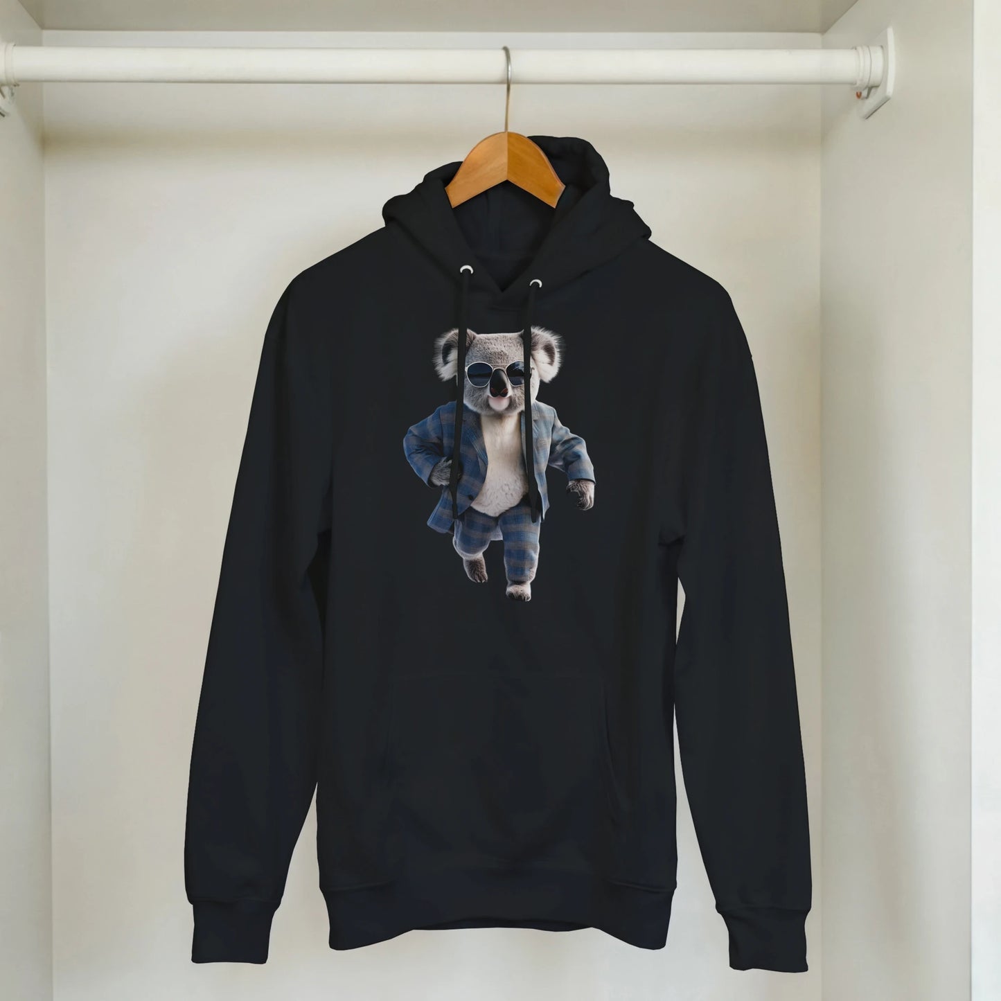 Cool Koala Plaid Suit Hoodie - ROMAG Store