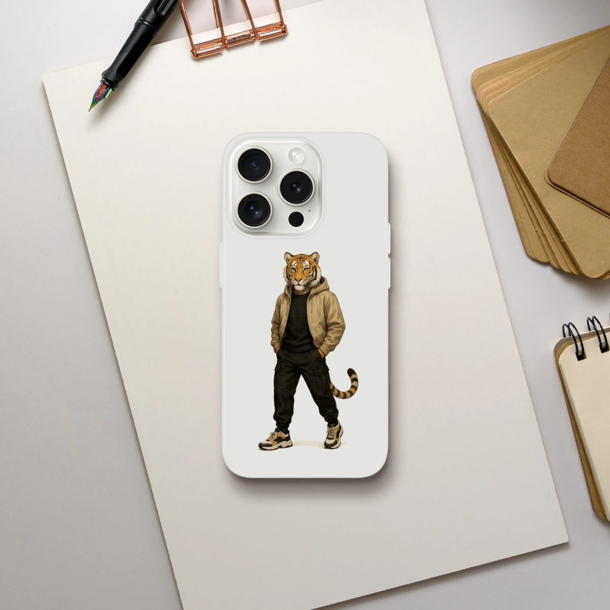 Cool Tiger Streetwear iPhone Flexi Case - ROMAG Store