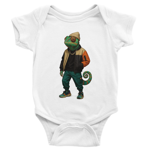 Chameleon Streetwear Baby Short Sleeve Bodysuit - ROMAG Store