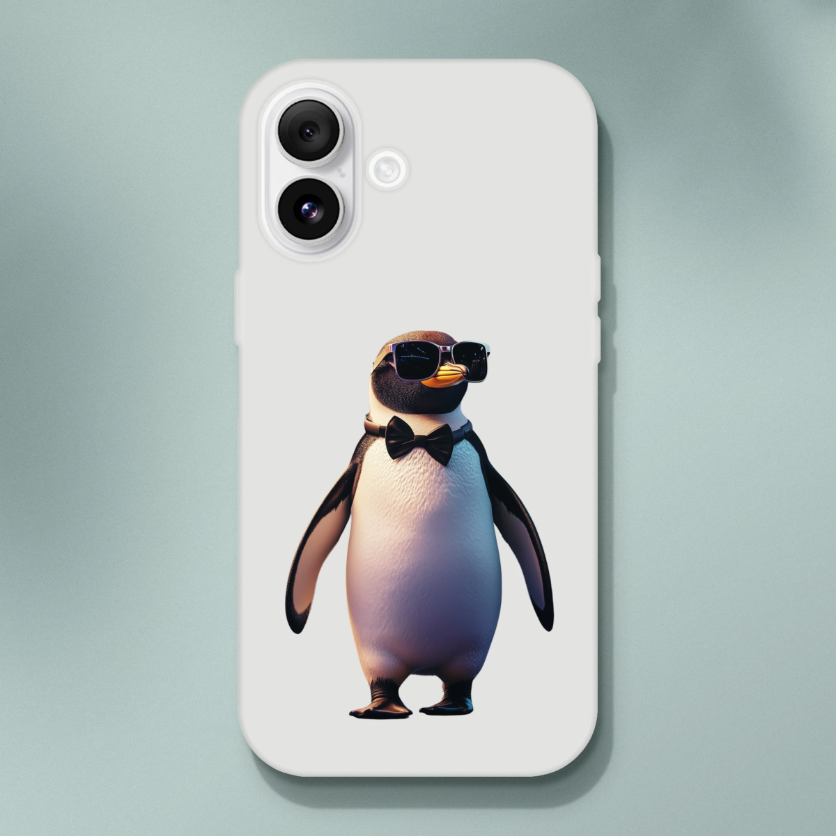 Chic Dapper Penguin iPhone Flexi Case - ROMAG Store