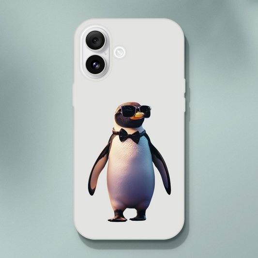 Chic Dapper Penguin iPhone Flexi Case - ROMAG Store