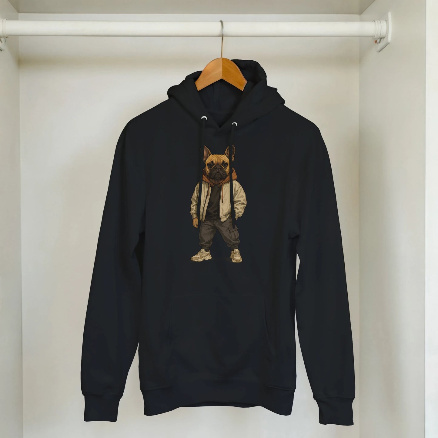 Chic Frenchie Streetwear Hoodie - ROMAG Store