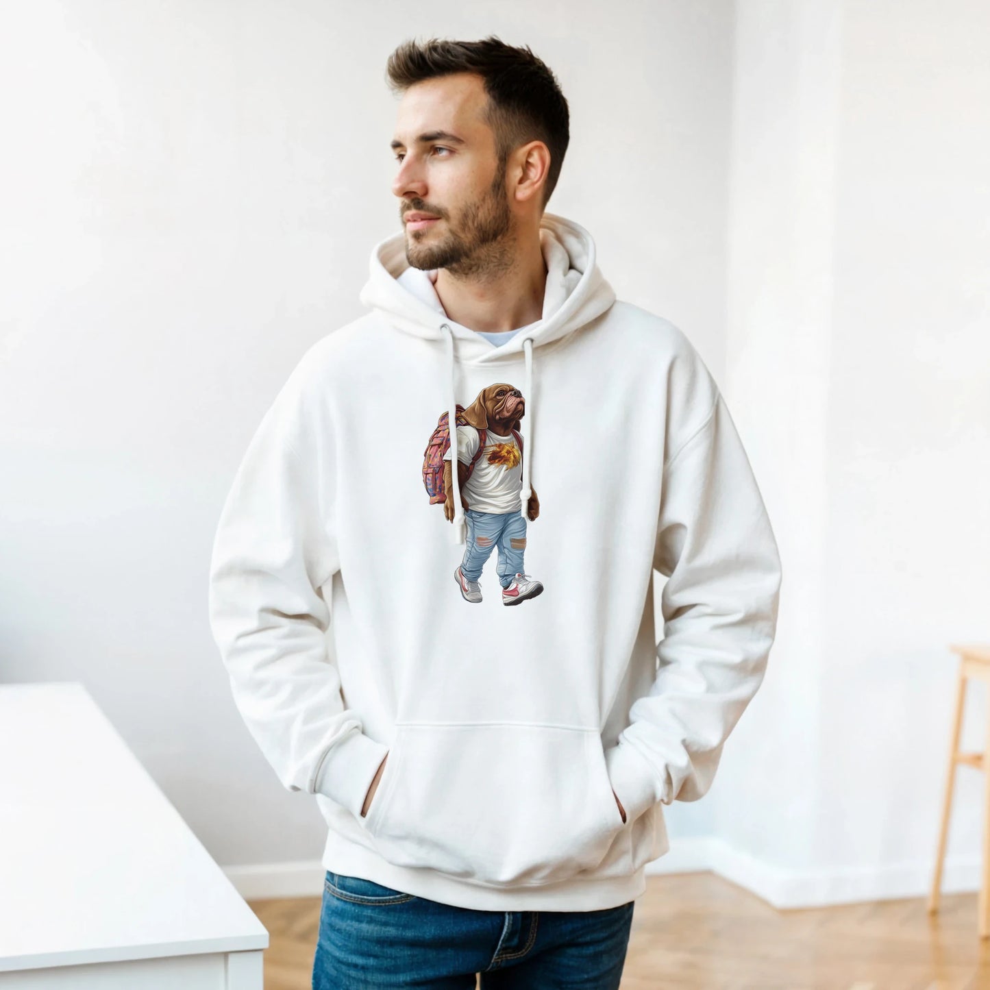 Street - Smart Bulldog Hoodie - ROMAG Store